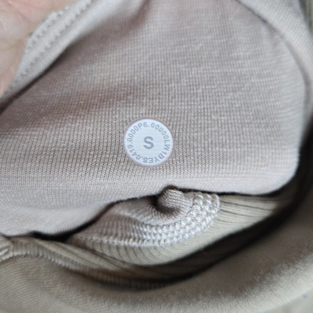 Lululemon Om And On Beige Tan Long Sleeve Dress Women's Small - Picture 8 of 8